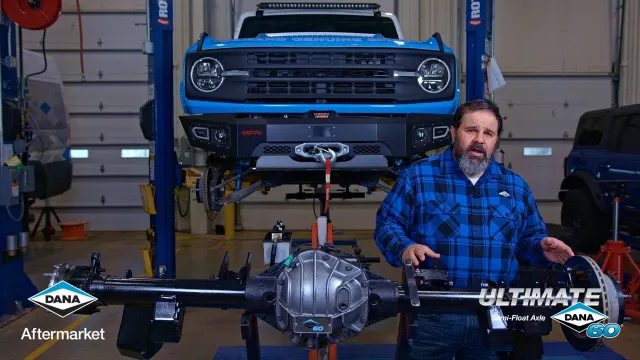 Ultimate Dana 60 semi-float axle installation on a Ford Bronco